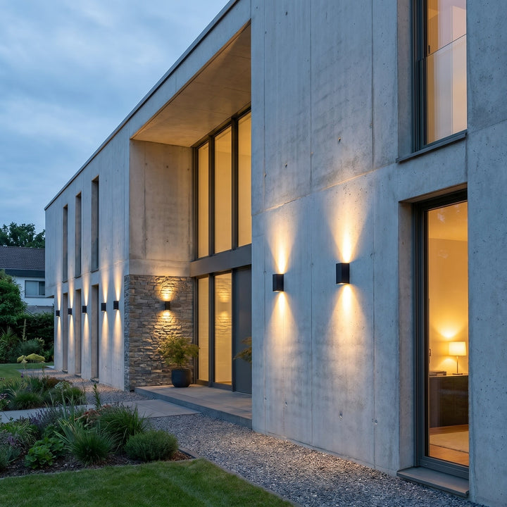 Waterproof LED Outdoor Wall Light with Multi - Beam Light Effect - Wall Light - Up and Down - Oaksoho