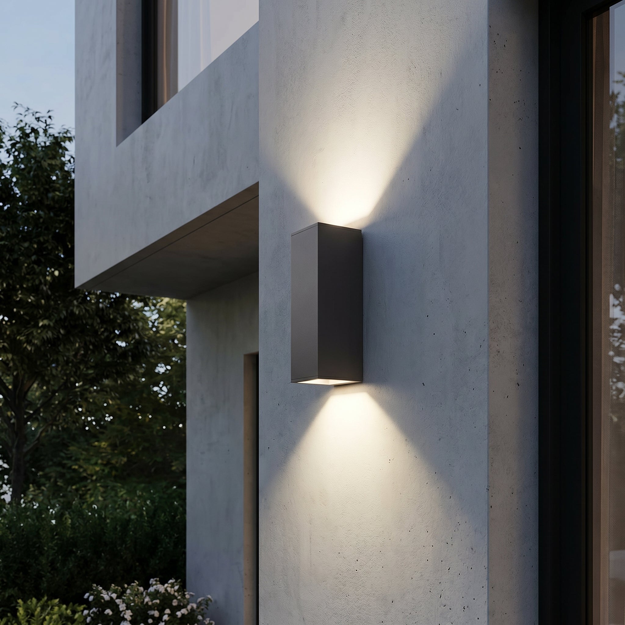 Waterproof LED Outdoor Wall Light with Up - Down Light Effect - Wall Lights - Neutral light - Oaksoho