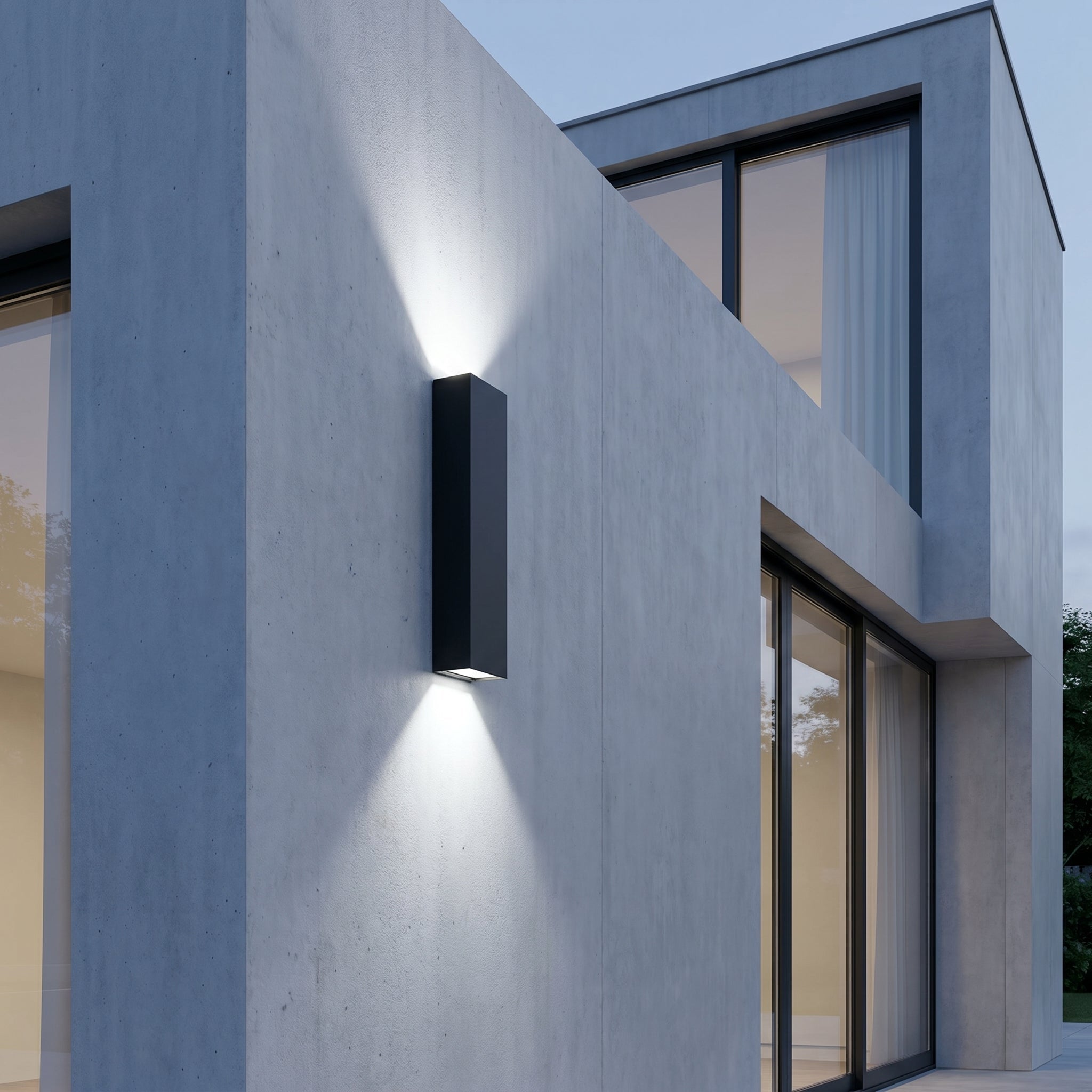 Waterproof LED Outdoor Wall Light with Up - Down Light Effect - Wall Lights - White light - Oaksoho