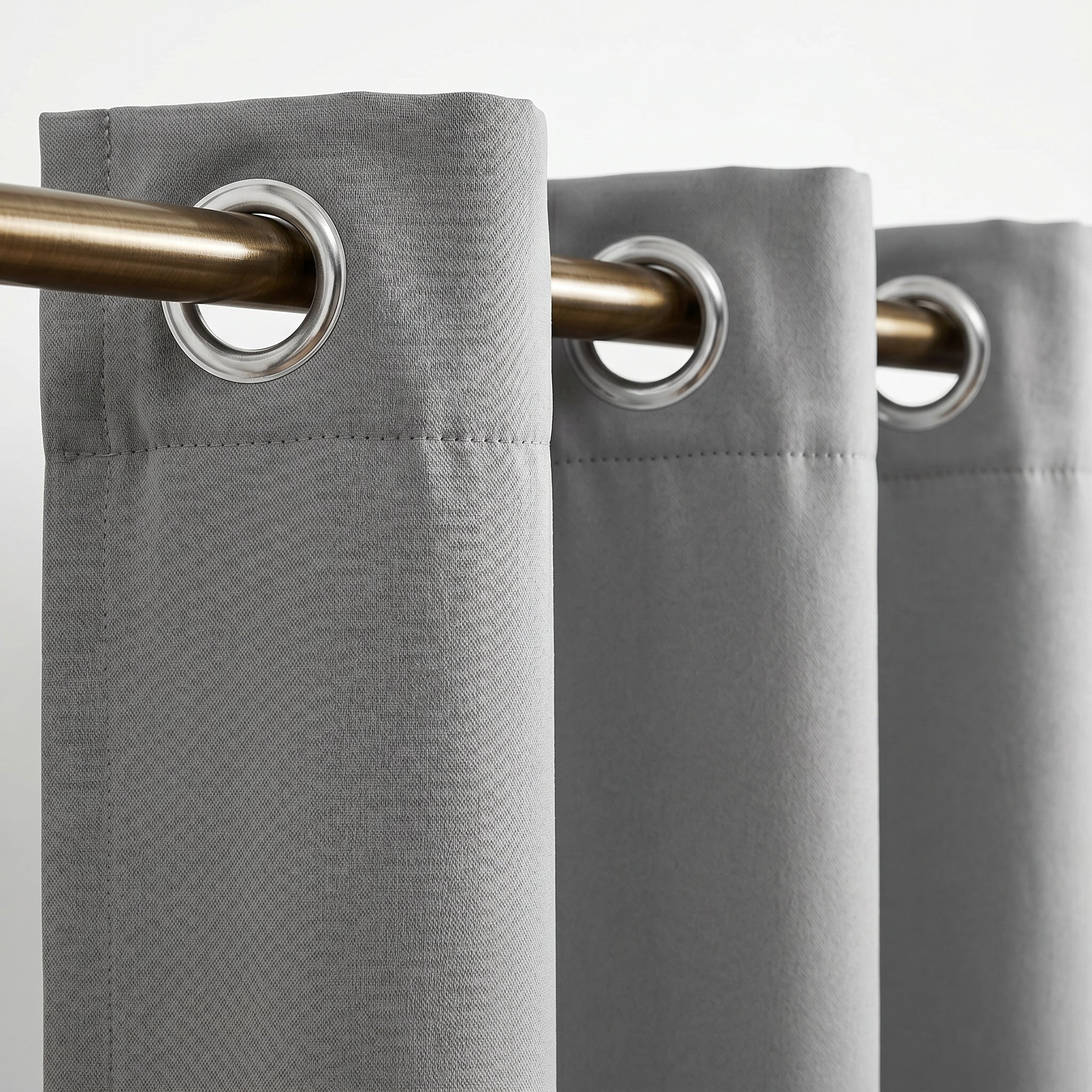 Waterproof Outdoor Blackout Curtains with Eyelets - Outdoor Curtain - Light Grey - Oaksoho