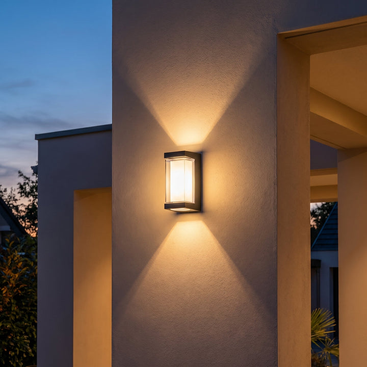 Waterproof Outdoor Wall Light with Up - Down Light Effect - Wall Lights - Oaksoho