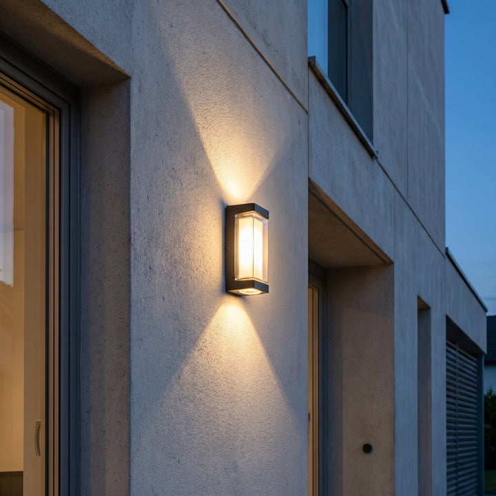 Waterproof Outdoor Wall Light with Up - Down Light Effect - Wall Lights - Oaksoho