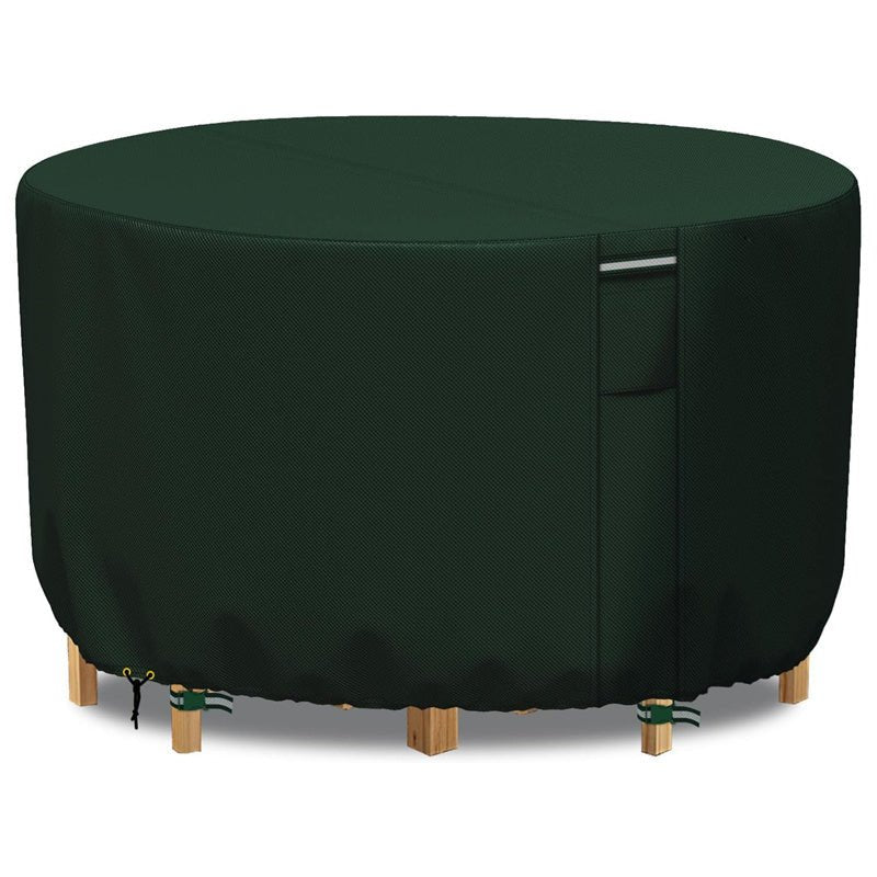 Waterproof Round Garden Furniture Cover - Furniture Cover - Green - Oaksoho