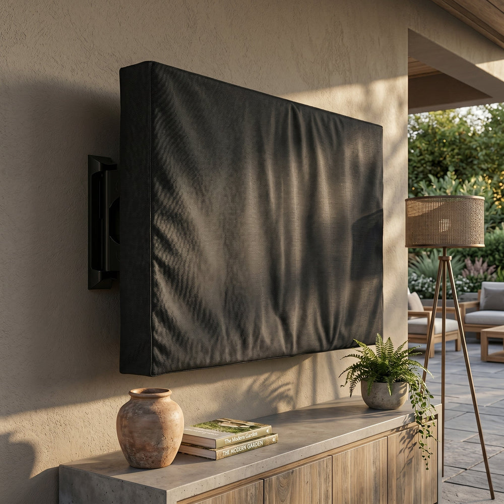 Waterproof TV Protection Cover - TV Protection Cover - Black - Oaksoho