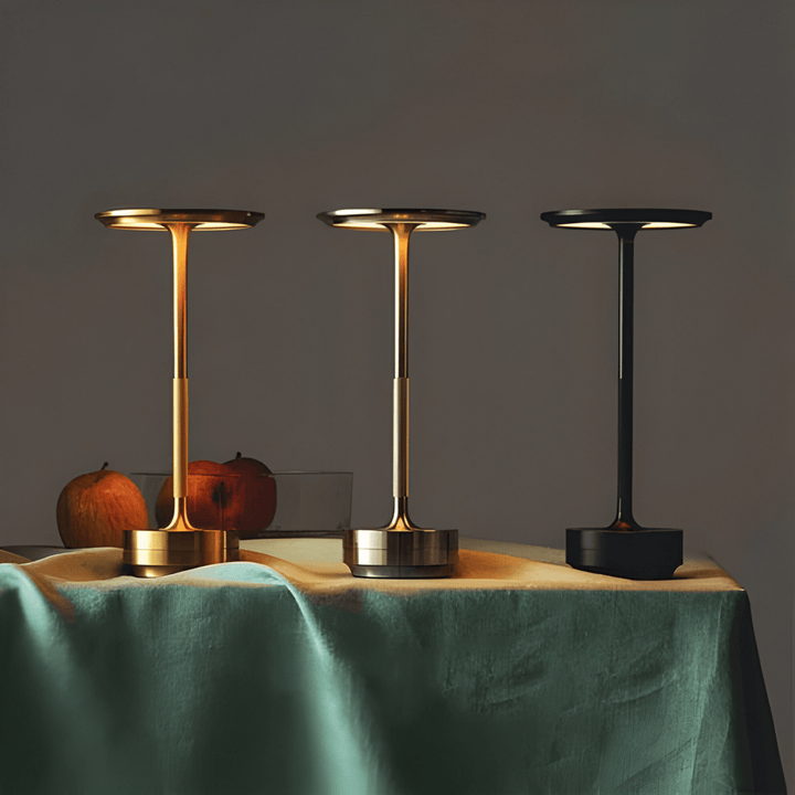 Wireless Table Lamp with Dimmable LED Light - Table Lamp - Black - Oaksoho