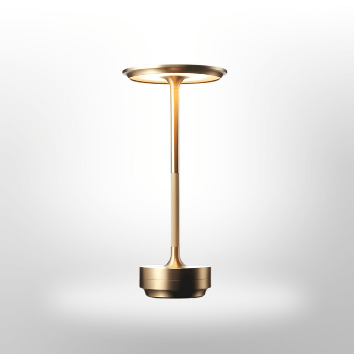 Wireless Table Lamp with Dimmable LED Light - Table Lamp - Gold - Oaksoho