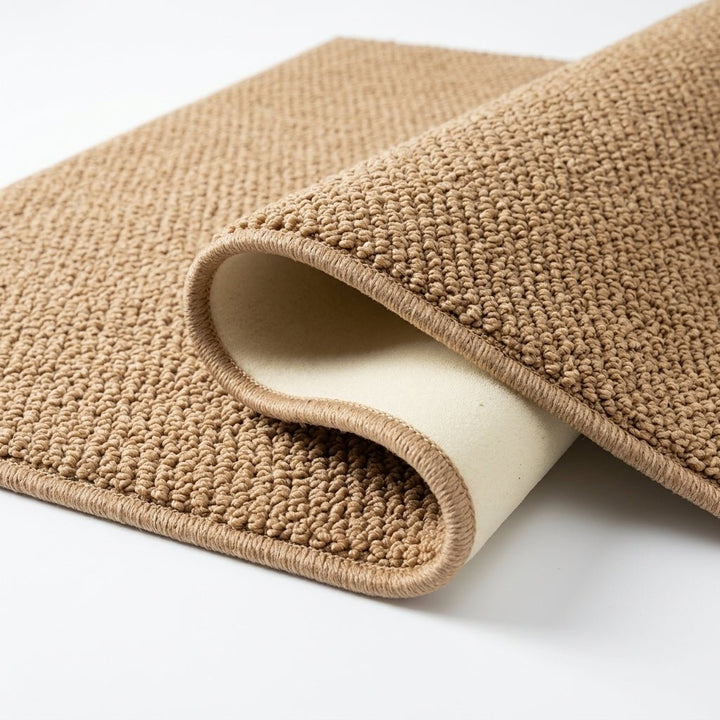 Woven Door Mat with Rubber Backing - Indoor floor mats - Camel - Oaksoho