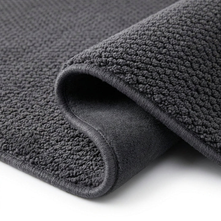 Woven Door Mat with Rubber Backing - Indoor floor mats - Dark Grey - Oaksoho